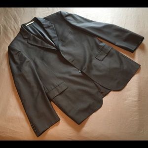 Burberry London Jacket 44 R Sport Blazer Black Pin